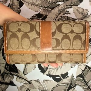 COACH logo wallet